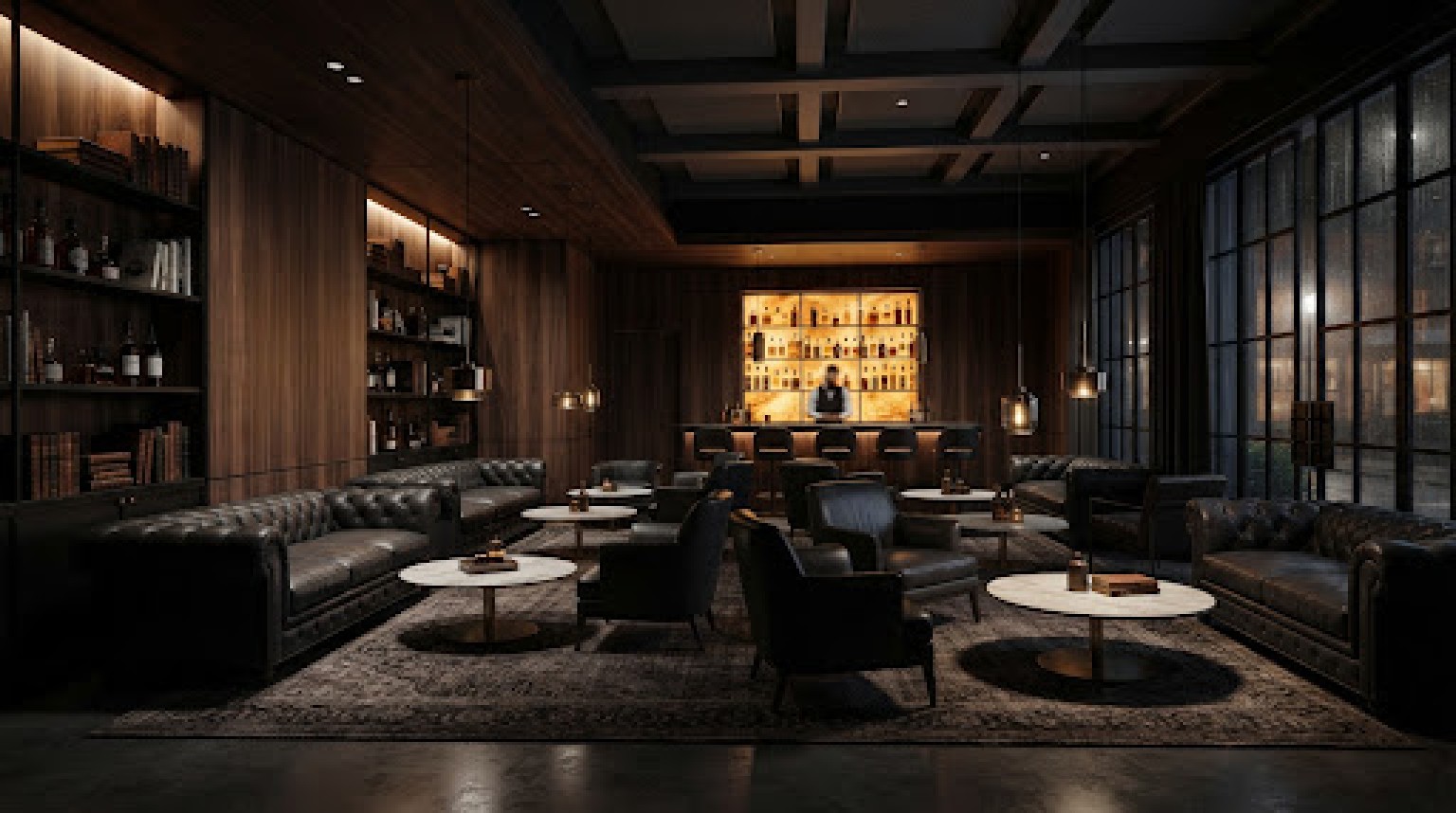 Private lounge for community events